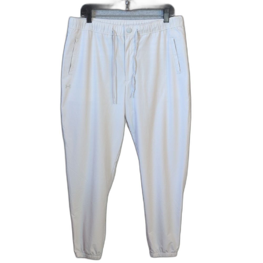 Under Armour All Season Khaki Athletic Pants Elastic Ankles Men's L